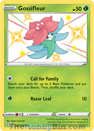 SV010 Gossifleur Shiny Holo Rare Shining Fates