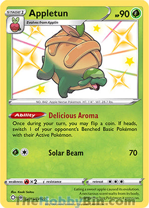 SV014 Appletun Shiny Holo Rare Shining Fates