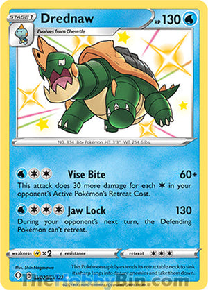 SV029 Drednaw Shiny Holo Rare Shining Fates