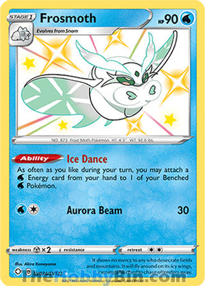 SV034 Frosmoth Shiny Holo Rare Shining Fates