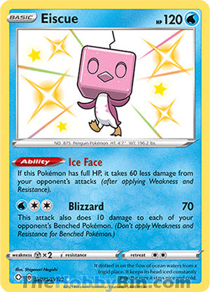 SV035 Eiscue Shiny Holo Rare Shining Fates