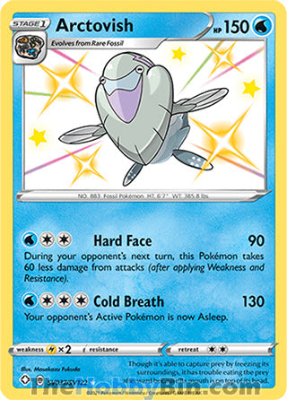 Arctovish Shining Fates Shiny Holo Rare #SV037/SV122