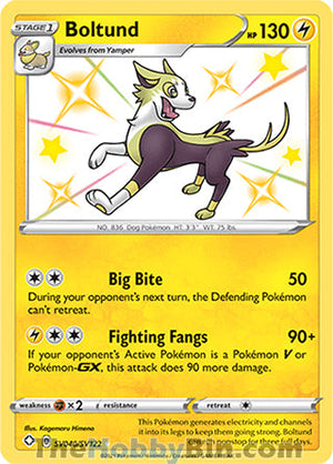 SV040 Boltund Shiny Holo Rare Shining Fates
