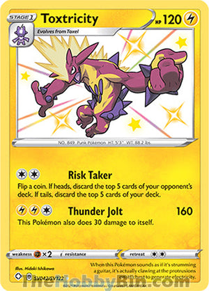 SV042 Toxtricity Shiny Holo Rare Shining Fates