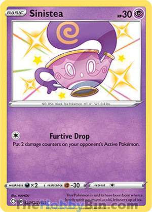 SV052 Sinistea Shiny Holo Rare Shining Fates