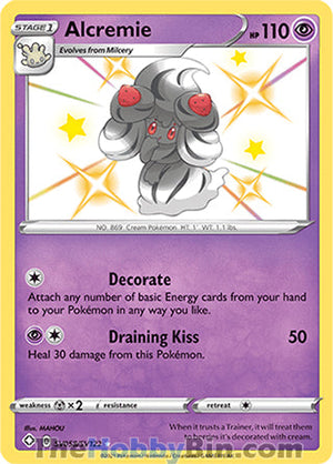 SV058 Alcremie Shiny Holo Rare Shining Fates