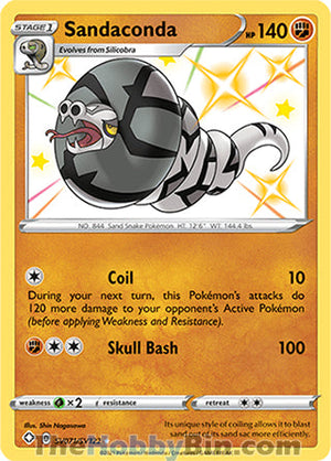 SV071 Sandaconda Shiny Holo Rare Shining Fates
