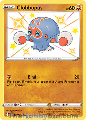 SV072 Clobbopus Shiny Holo Rare Shining Fates