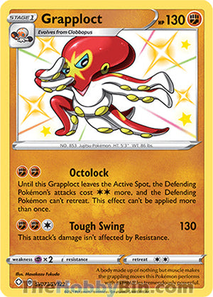 SV073 Grapploct Shiny Holo Rare Shining Fates
