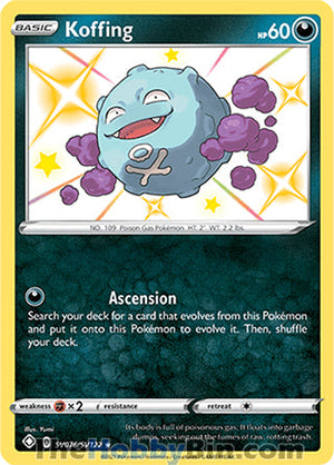 SV076 Koffing Shiny Holo Rare Shining Fates