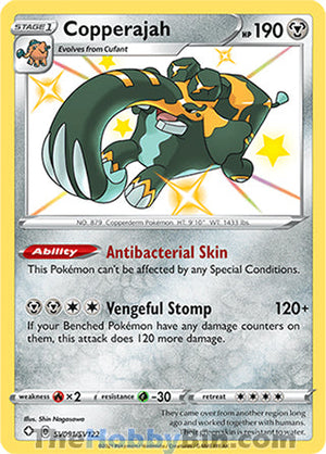 SV091 Copperajah Shiny Holo Rare Shining Fates