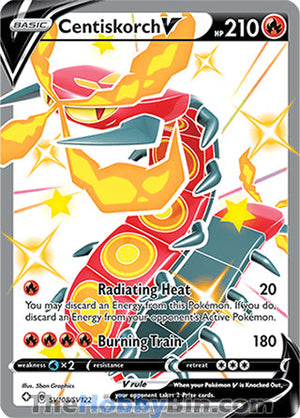 SV108 Centiskorch V Shiny Holo Rare Shining Fates