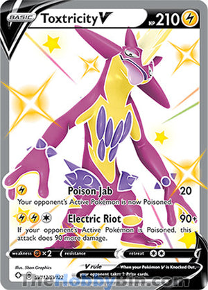 SV112 Toxtricity V Shiny Holo Rare Shining Fates