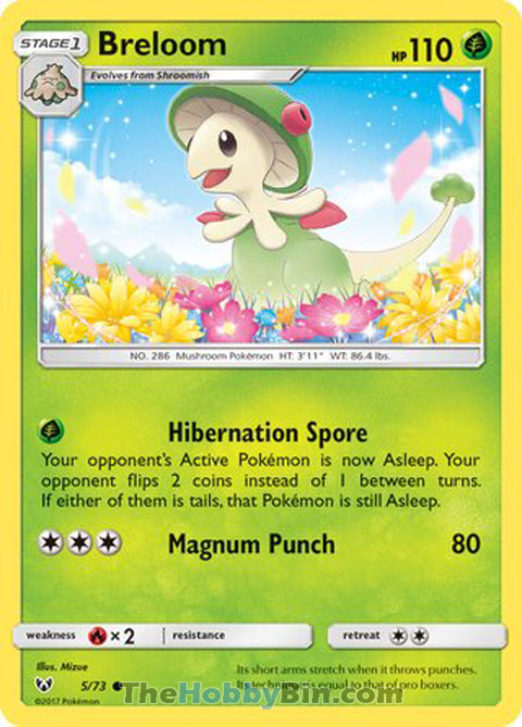 Breloom Shining Legends Common #5/73