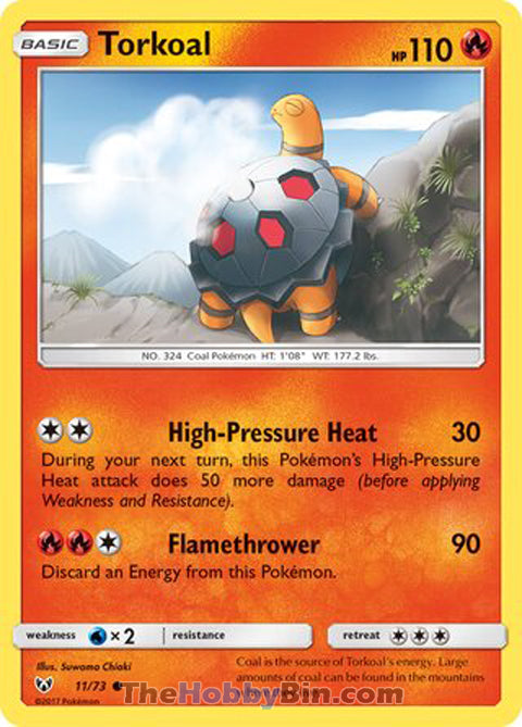 0011 Torkoal Common Shining Legends