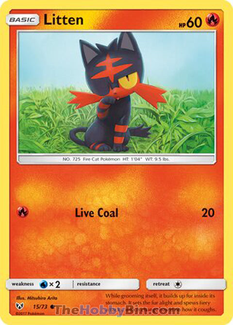 0015 Litten Common Shining Legends