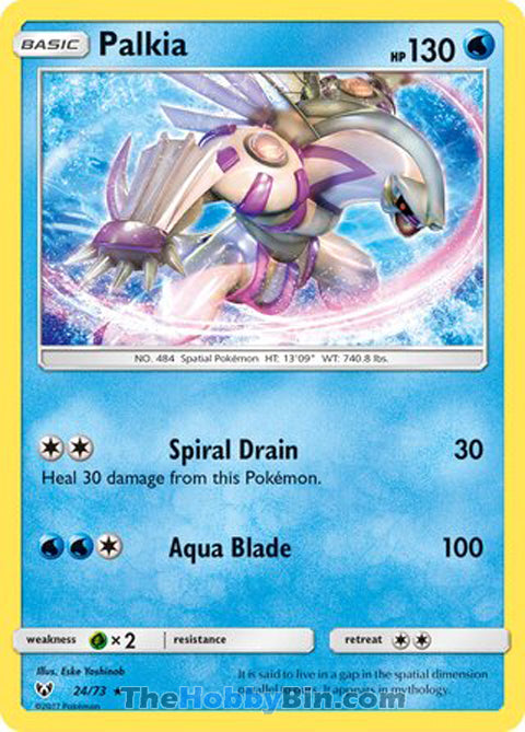 0024 Palkia Holo Rare Shining Legends