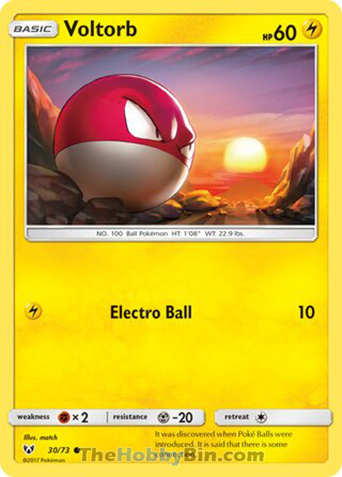 0030 Voltorb Common Shining Legends