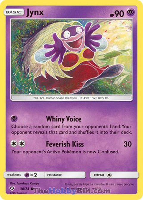 Jynx Shining Legends Common #38/73