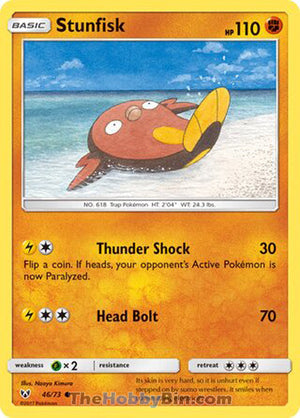 0046 Stunfisk Common Shining Legends