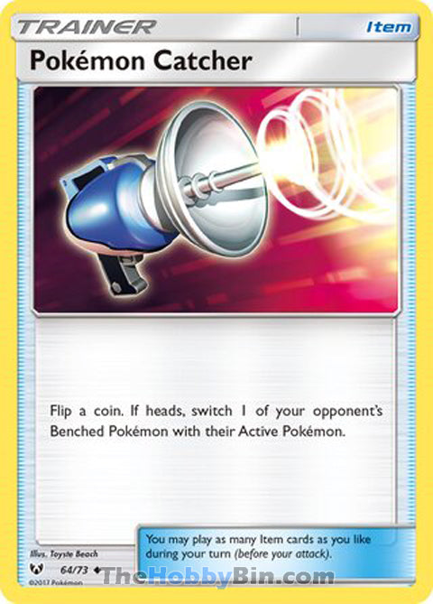 0064 Pokemon Catcher Uncommon Shining Legends