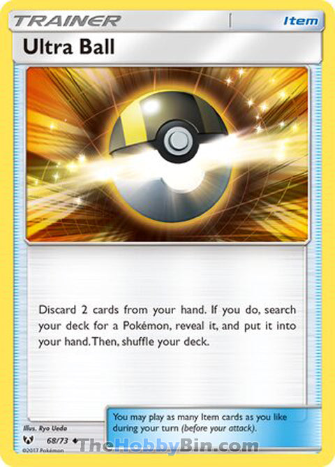 Ultra Ball #68/73 Uncommon - Shining Legends Pokemon card
