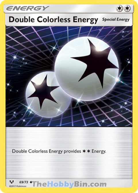 Double Colorless Energy Shining Legends Uncommon #69/73