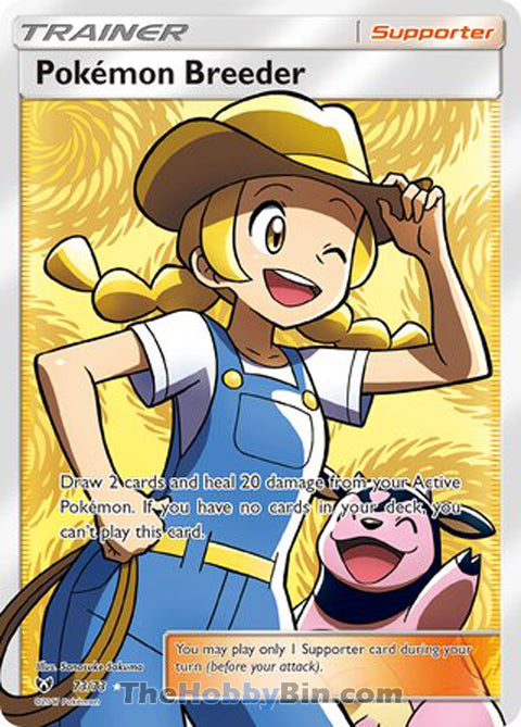 0073 Pokemon Breeder Ultra Rare Shining Legends