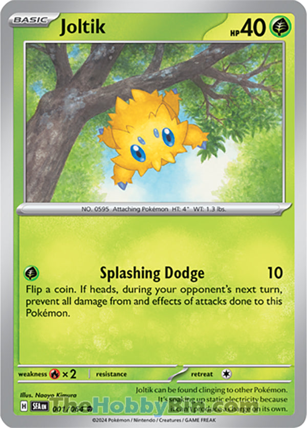 Joltik #001/064 Common - Shrouded Fable Pokemon card