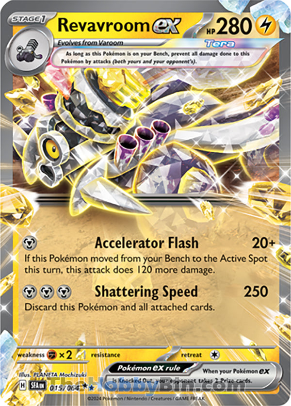Revavroom ex #015/064 Double Rare - Shrouded Fable Pokemon card