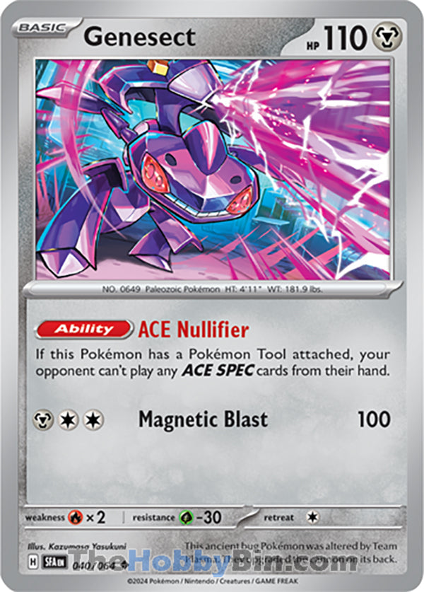 Genesect Shrouded Fable Uncommon #040/064