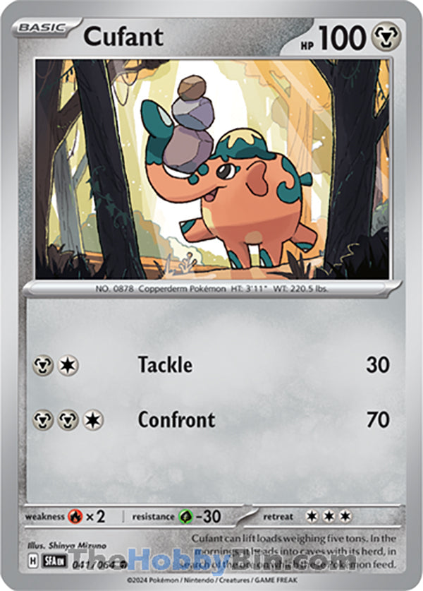 Cufant #041/064 Common - Shrouded Fable Pokemon card