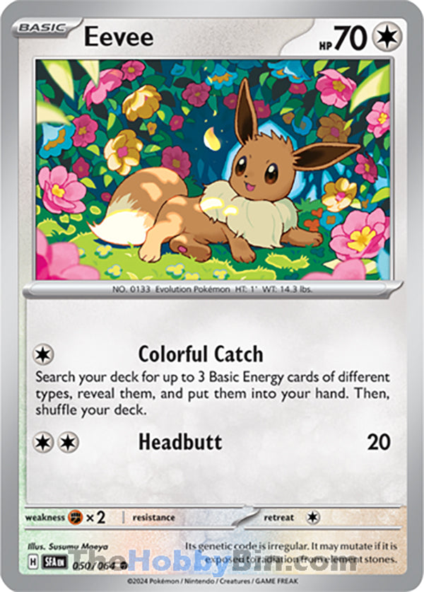 Eevee #050/064 Common - Shrouded Fable Pokemon card
