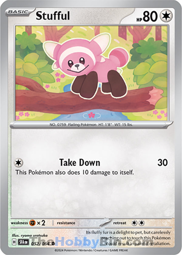 Stufful #052/064 Common - Shrouded Fable Pokemon card