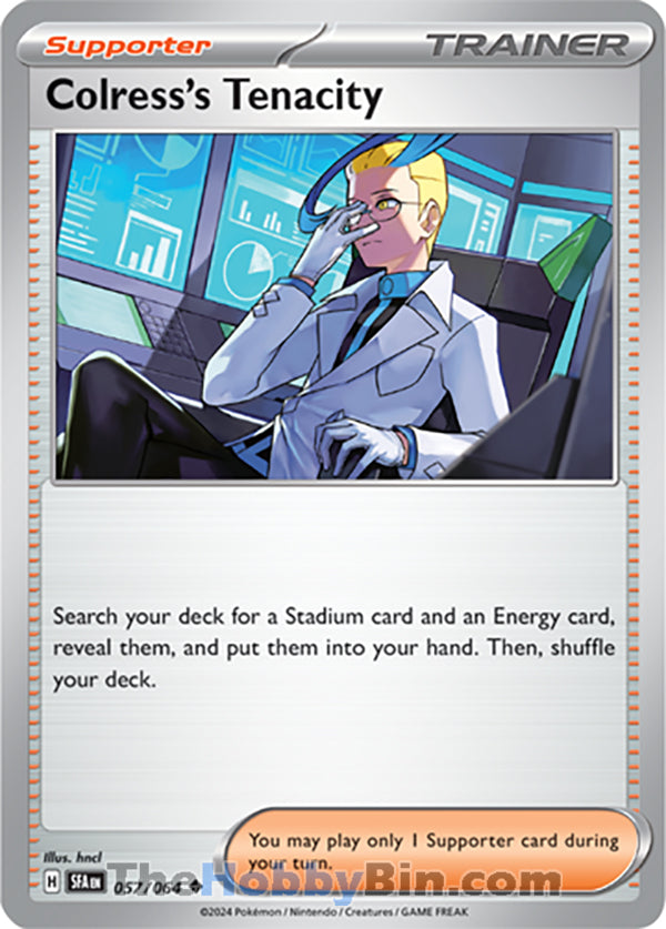Colress's Tenacity #057/064 Uncommon - Shrouded Fable Pokemon card