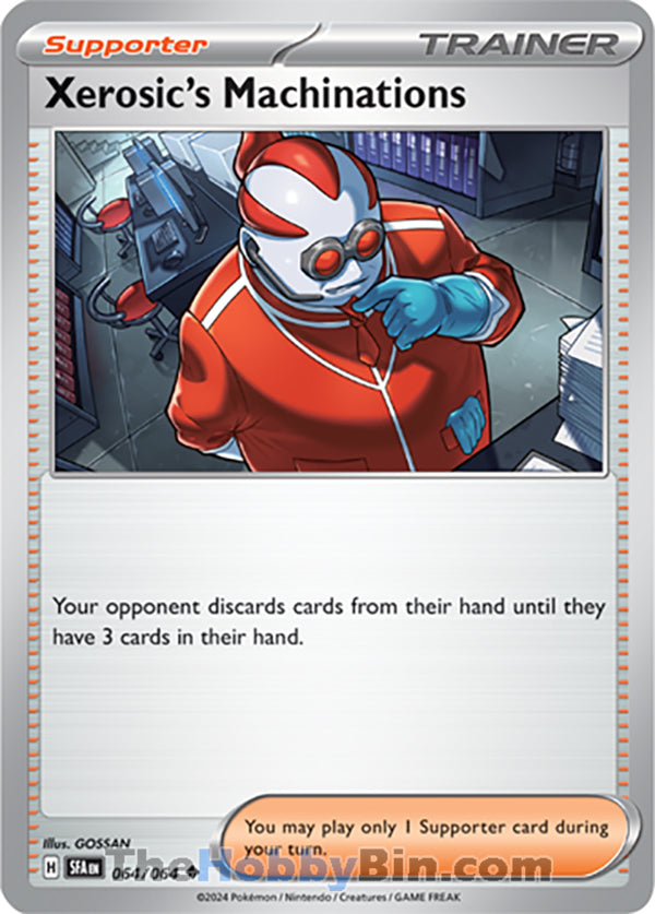 Xerosic's Machinations #064/064 Uncommon - Shrouded Fable Pokemon card