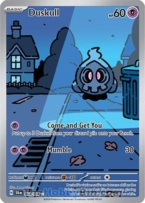 0068 Duskull Illustration Rare Shrouded Fable