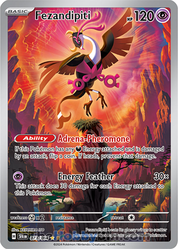 Fezandipiti #073/064 Illustration Rare - Shrouded Fable Pokemon card
