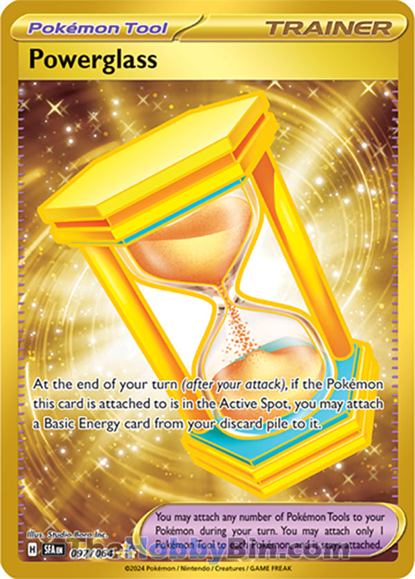 Powerglass #097/064 Hyper Rare - Shrouded Fable Pokemon card