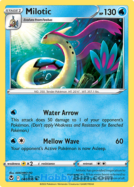 Milotic Silver Tempest Rare #040/195