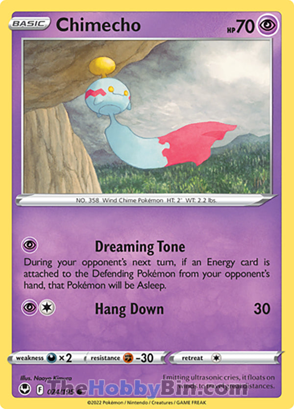 0074 Chimecho Common Silver Tempest