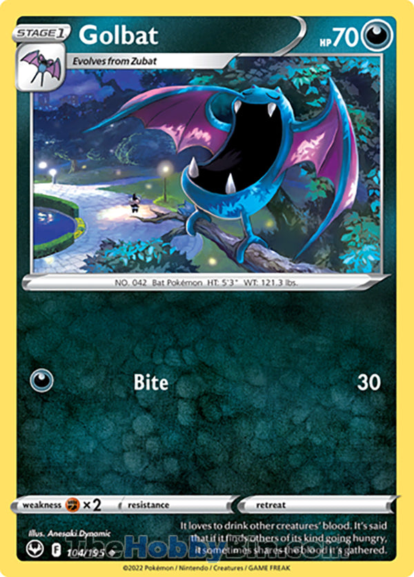 Golbat Silver Tempest Uncommon #104/195