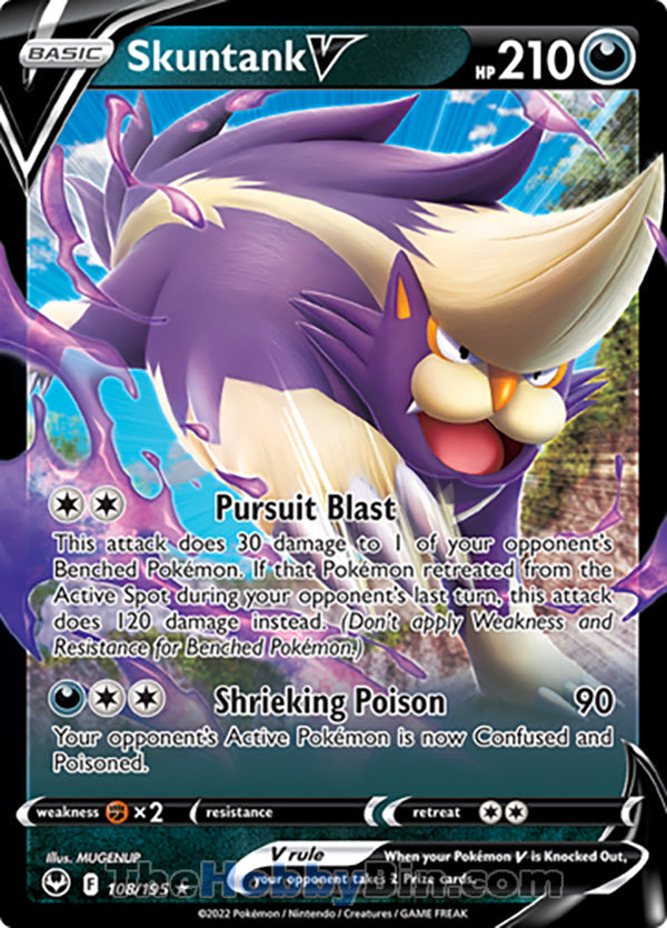 Skuntank V Silver Tempest Ultra Rare #108/195