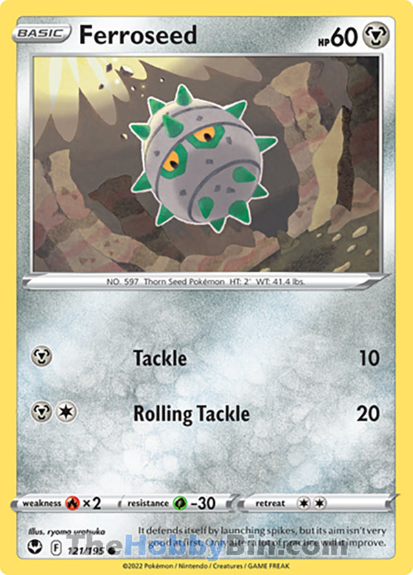 0121 Ferroseed Common Silver Tempest