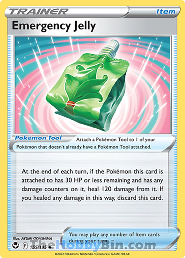 Emergency Jelly #155/195 Uncommon - Silver Tempest Pokemon card