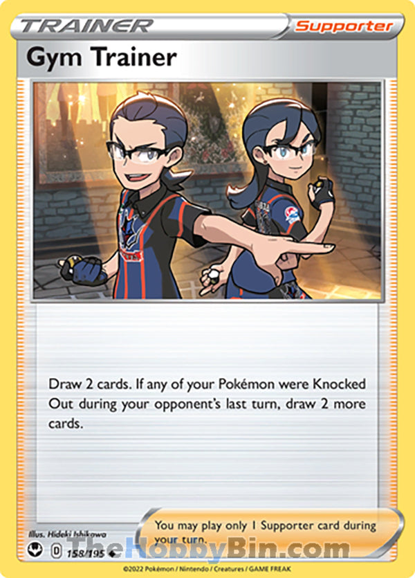 Gym Trainer #158/195 Uncommon - Silver Tempest Pokemon card