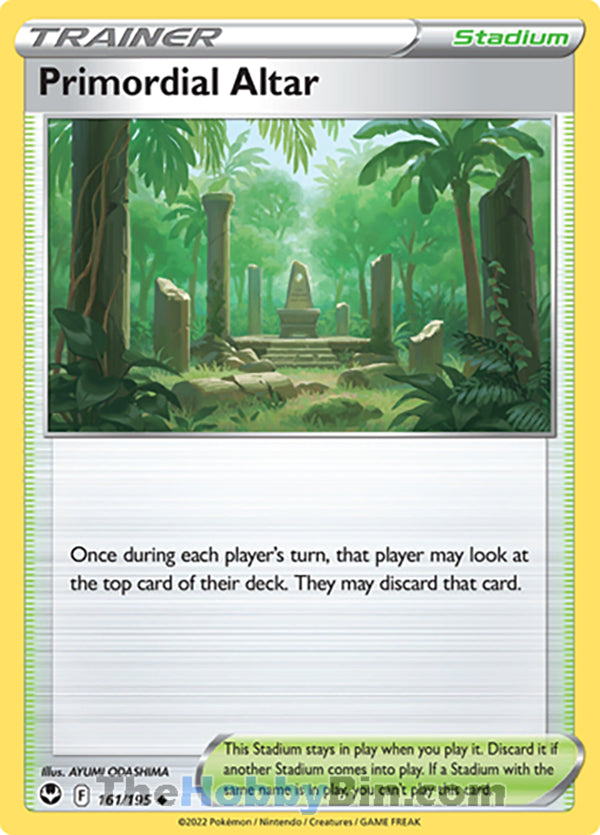 Primordial Altar #161/195 Uncommon - Silver Tempest Pokemon card