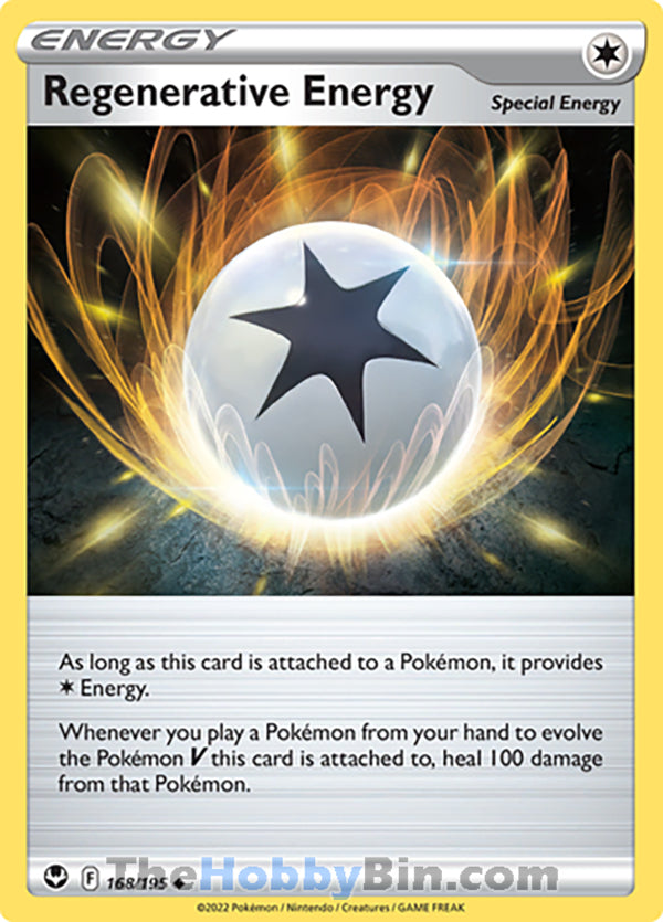 Regenerative Energy #168/195 Uncommon - Silver Tempest Pokemon card
