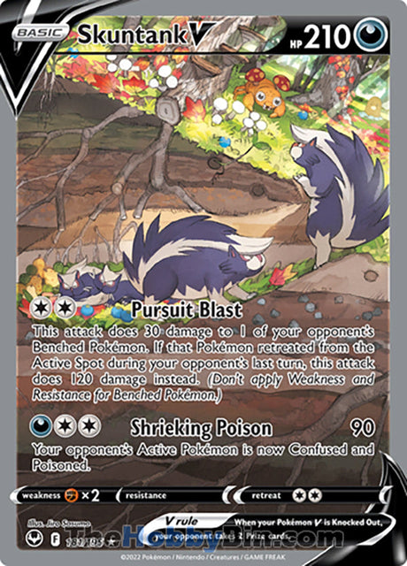 Skuntank V Silver Tempest Ultra Rare #181/195