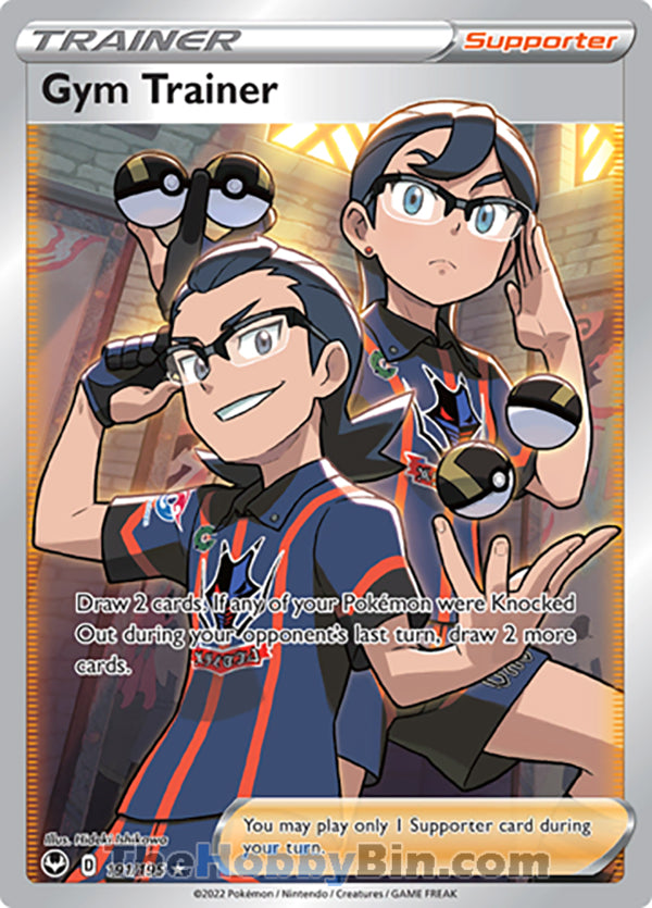 Gym Trainer #191/195 Full Art Trainer - Silver Tempest Pokemon card
